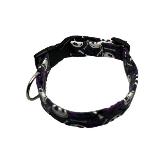 1” GLOW IN THE DARK Nightmare Before Christmas Dog Collar - Picture 2 of 10